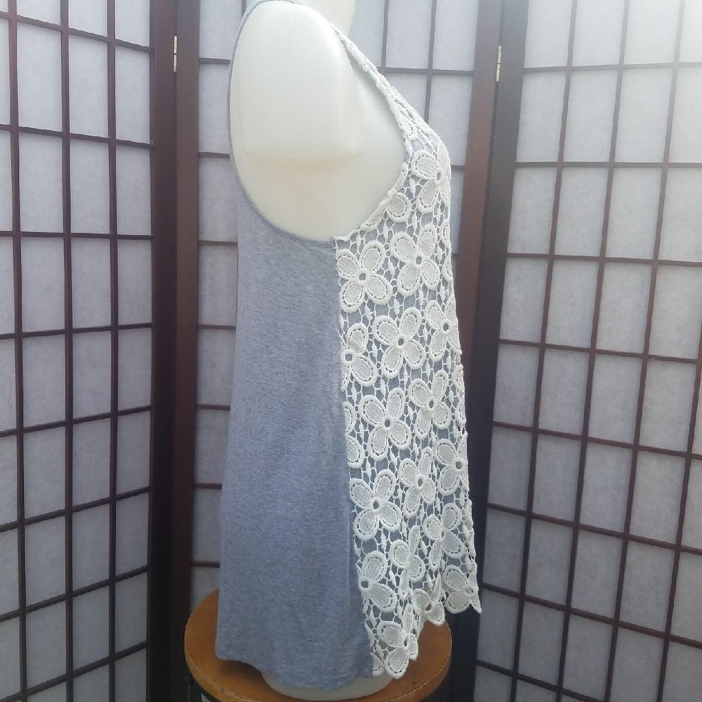 MIAMI GRAY AND WHITE TANK TOP SIZE L - Picture 5 of 8